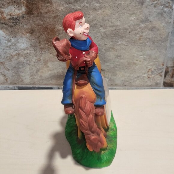 Vintage Howdy Doody Bucking Bronco Clock 1988 Clock Works - Picture 7 of 11